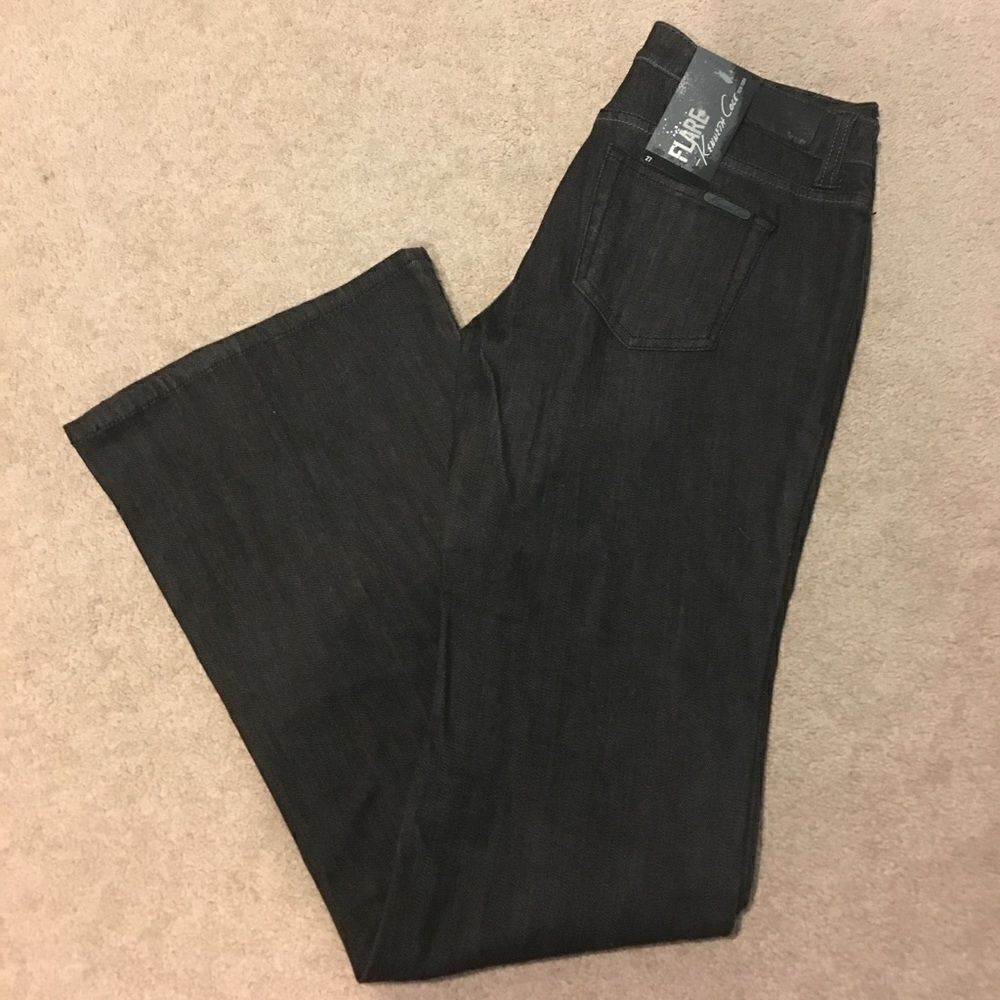 Kenneth Cole Black Flare Jeans - 32" inseam